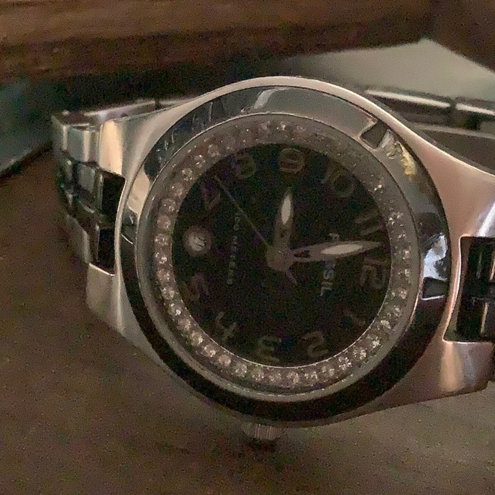 Fossil Watch. Vintage Blue. Used!!! - Picture 8 of 11
